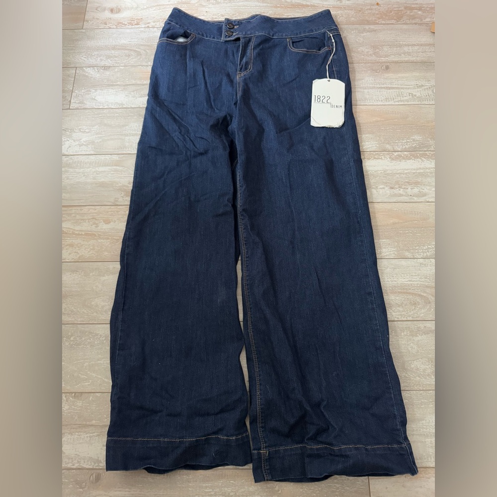 1822 denim wide leg jeans